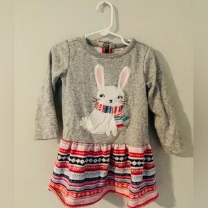 Gymboree Gray Dress with Colorful Accents